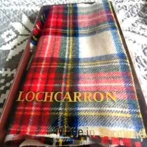 NWT Locharron Scottish Plaid Stewart Dress Wool Scarf from Disney